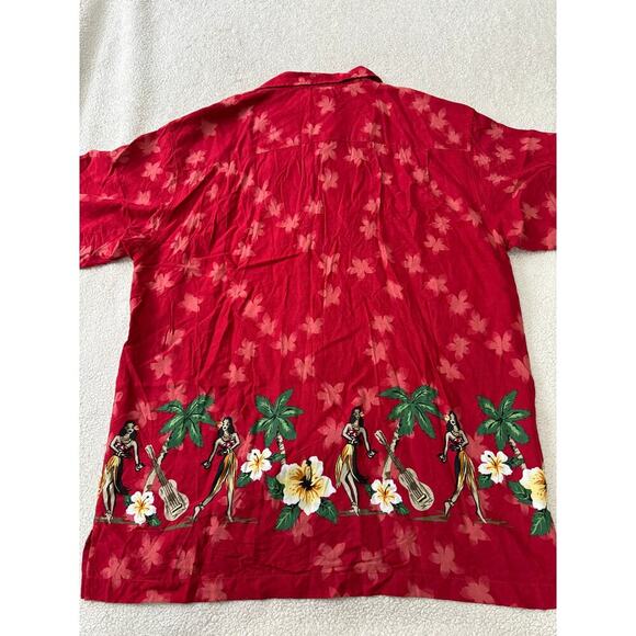 Bill Robinson “Hula Girl” 100% Rayon Hawiian men’s shirt. - Picture 11 of 11
